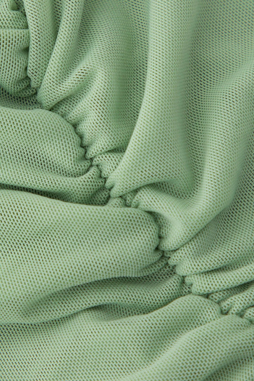 3D Flower Mesh Square Neck T-Shirt sold by Micas product image thumbnail 5