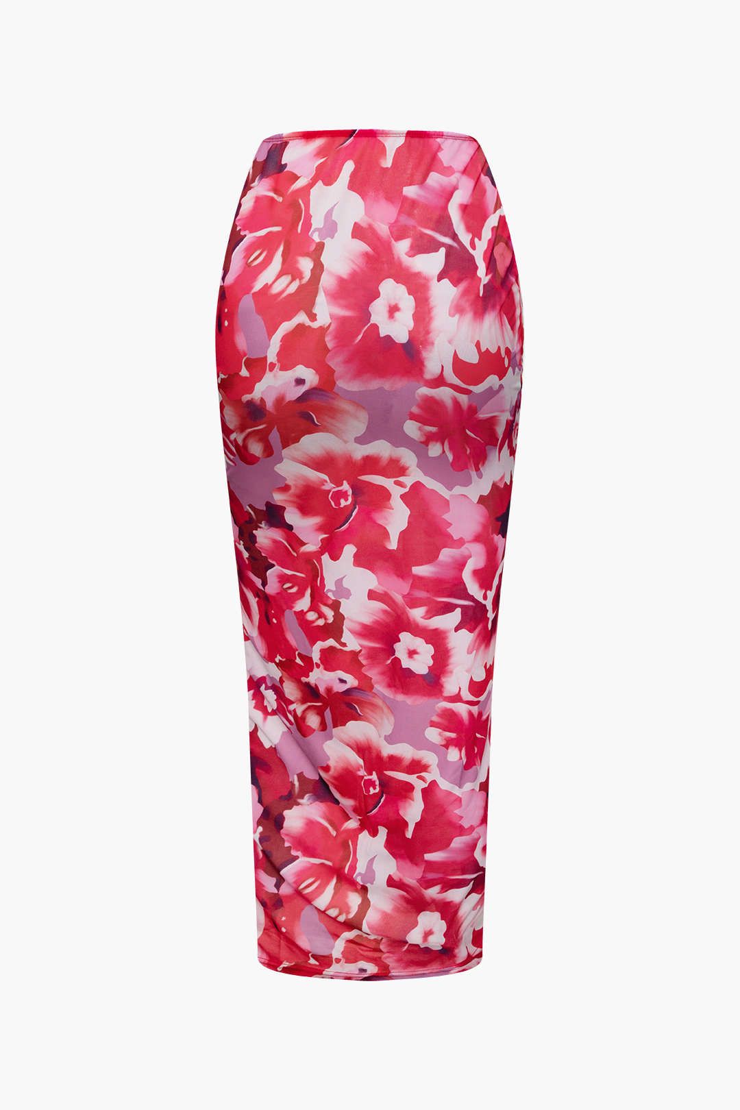 Floral Print Twist Cami Top And Midi Skirt Set sold by Micas product image thumbnail 5