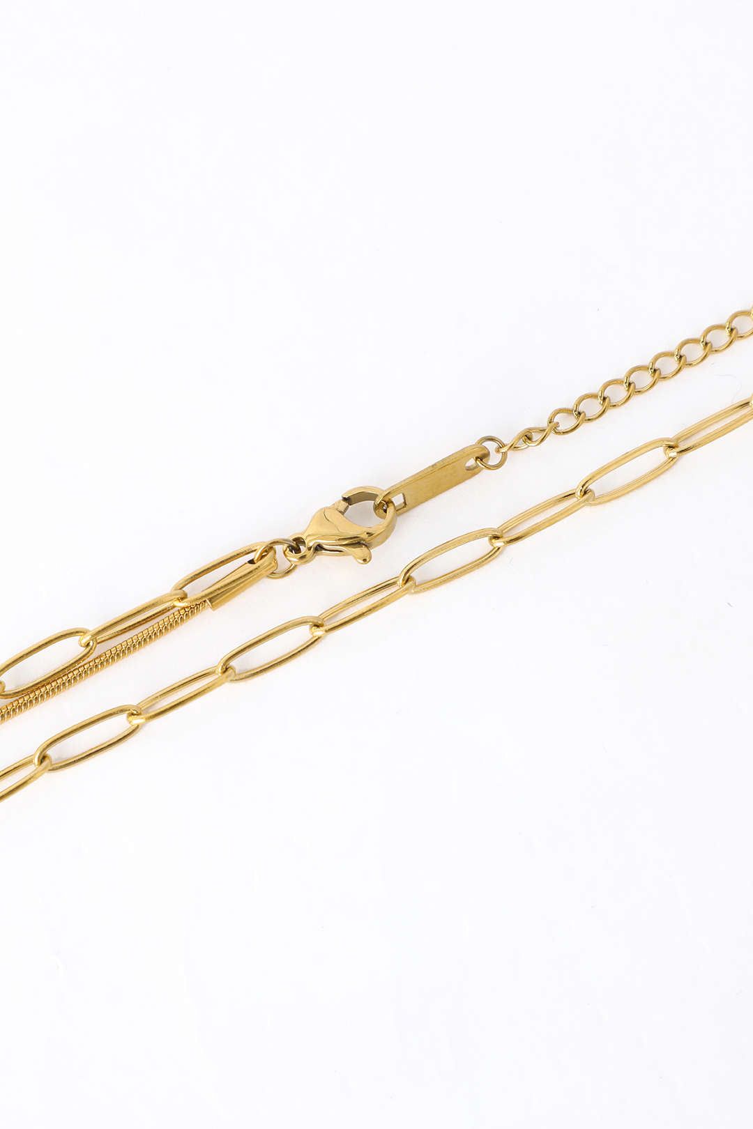 Paperclip Double Layer Necklace sold by Micas product image thumbnail 2