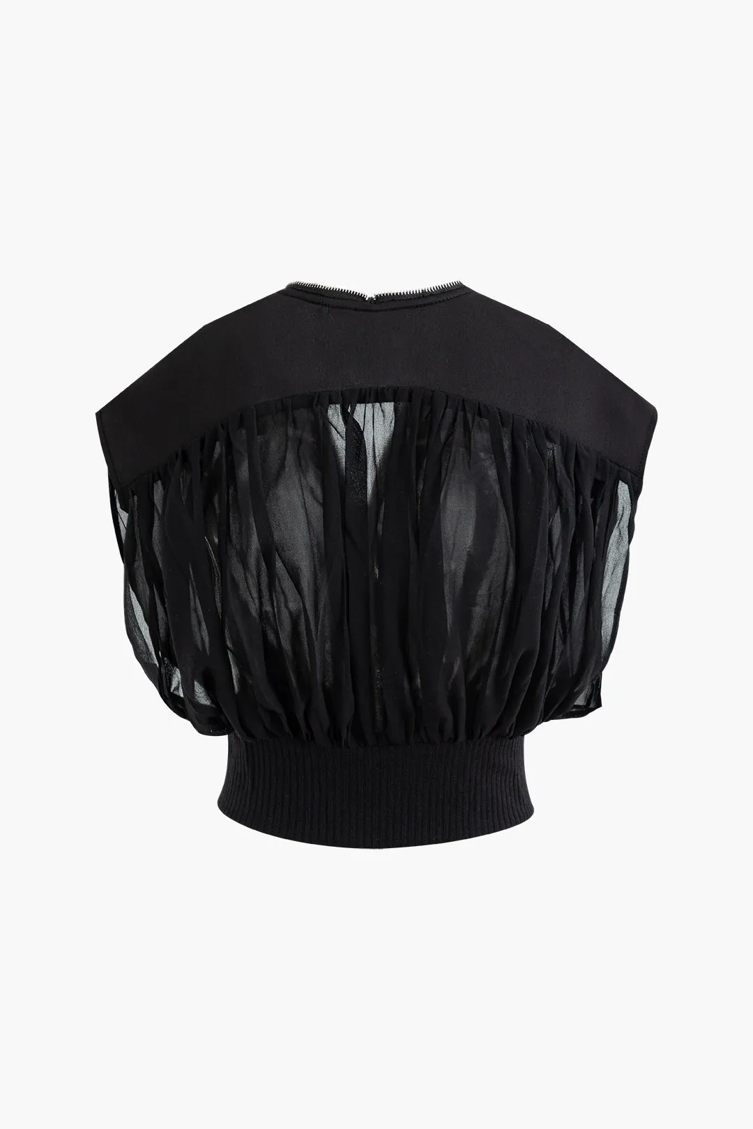 Zipper Patchwork Vest sold by Micas product image thumbnail 2