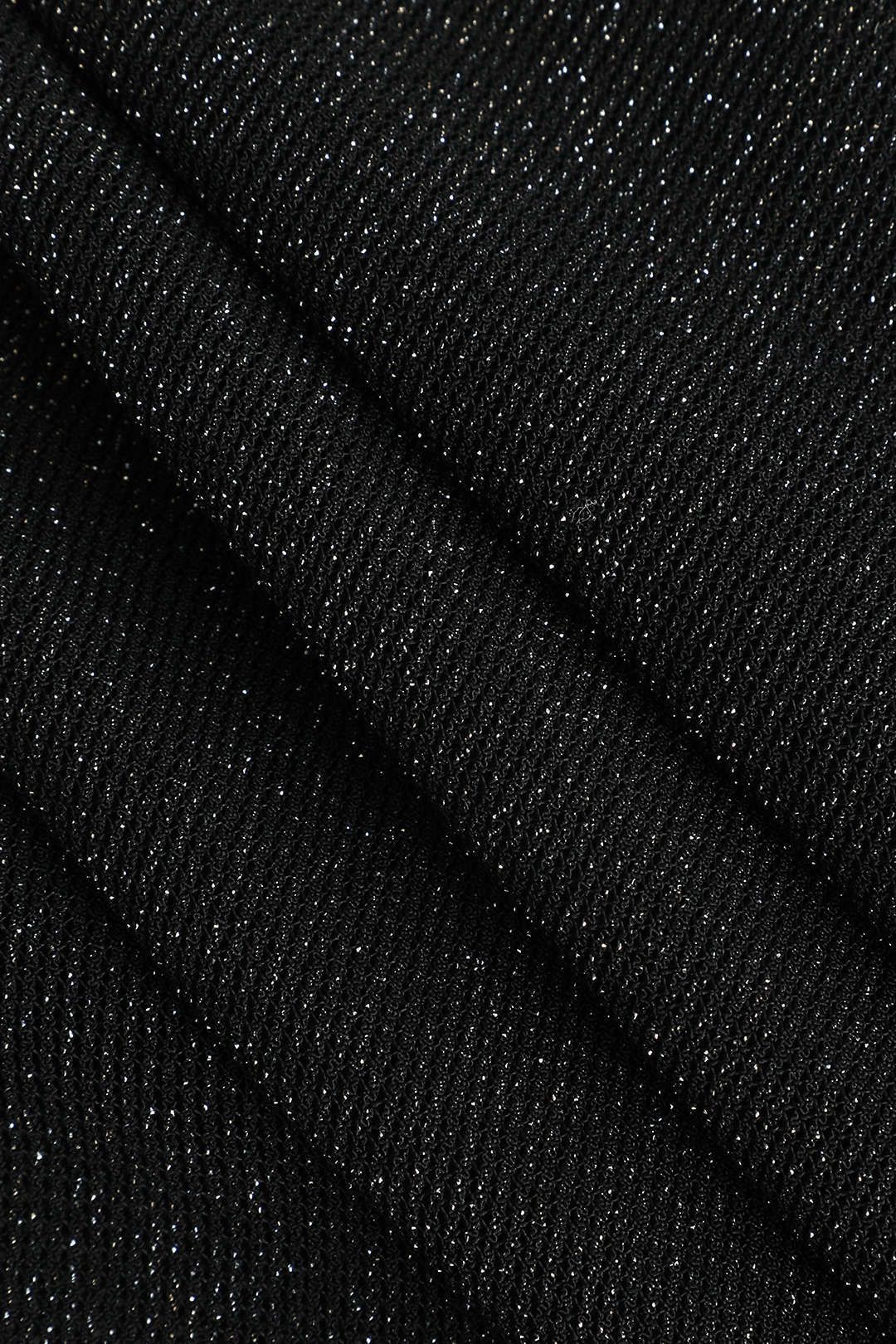 Sheer Lurex Cross Hem T-Shirt sold by Micas product image thumbnail 4