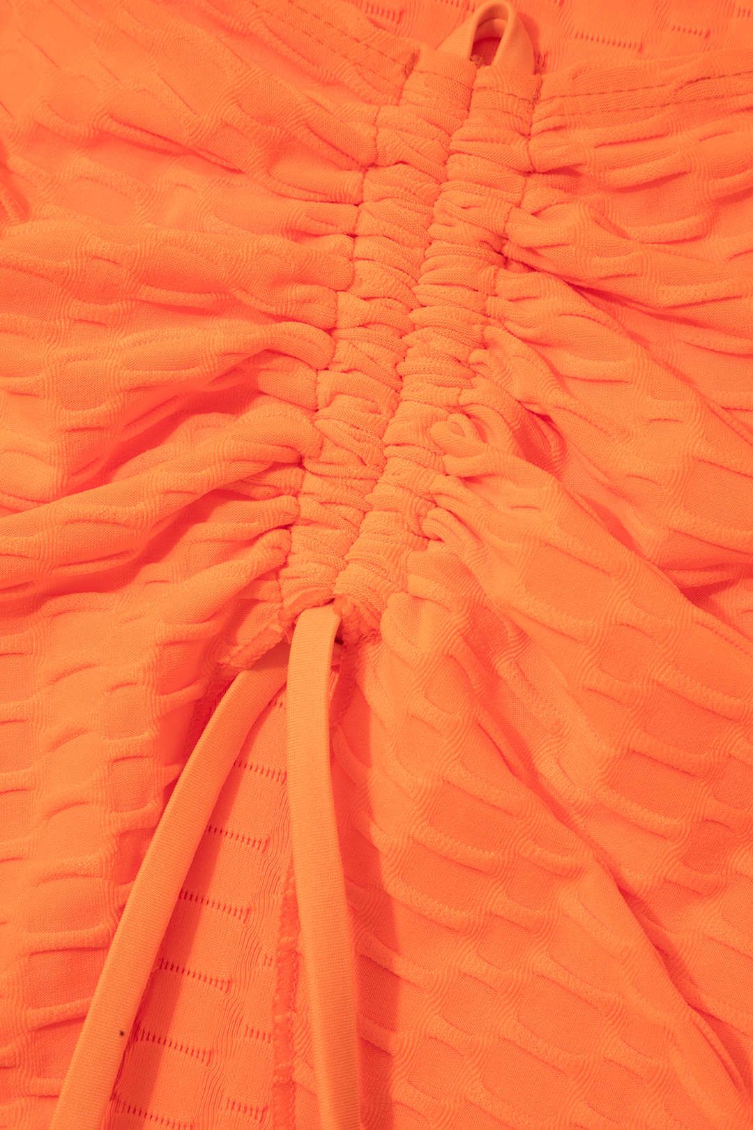 Textured Bikini And Drawstrings Mini Skirt 3pc Swimsuit sold by Micas product image thumbnail 4