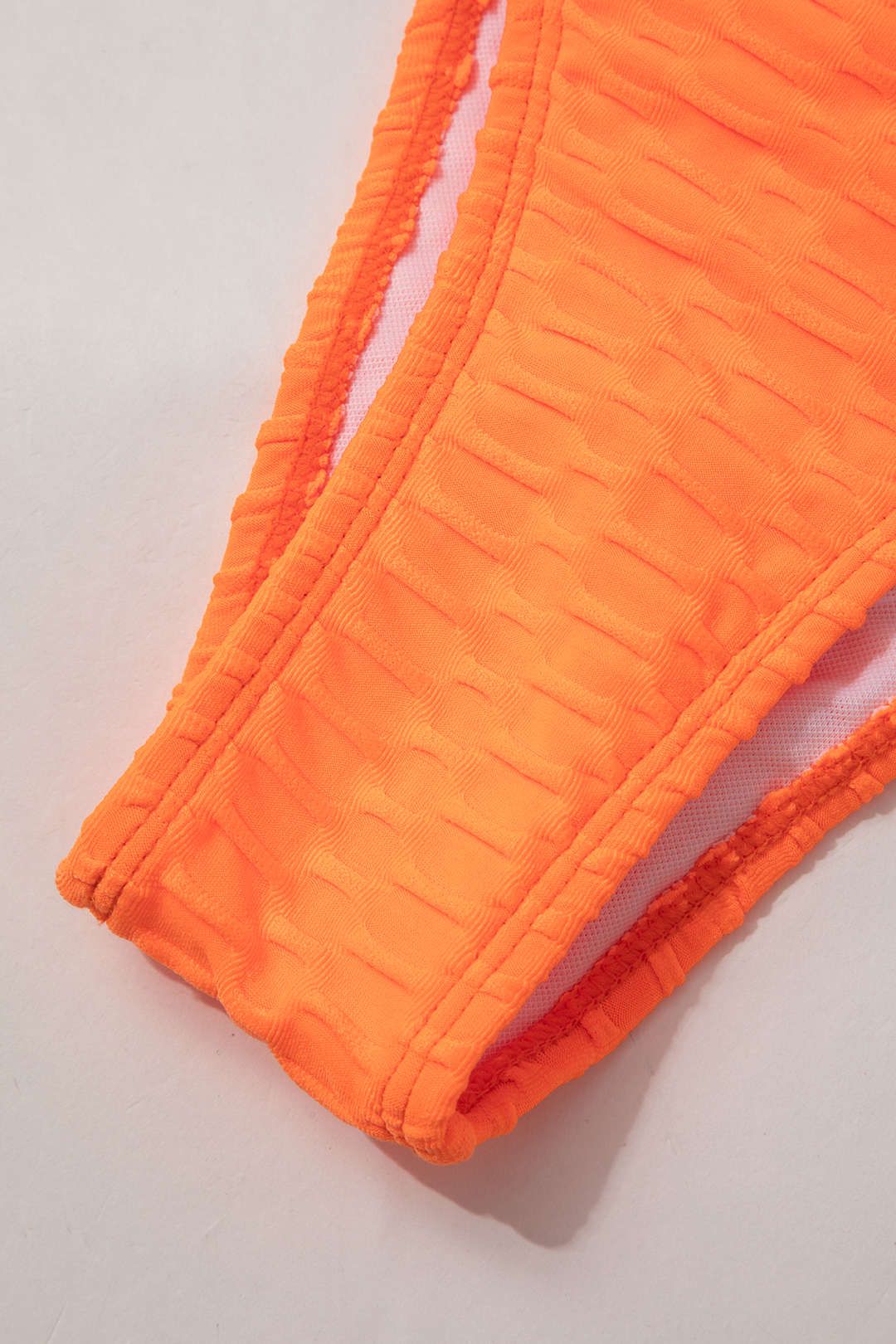 Textured Bikini And Drawstrings Mini Skirt 3pc Swimsuit sold by Micas product image thumbnail 5