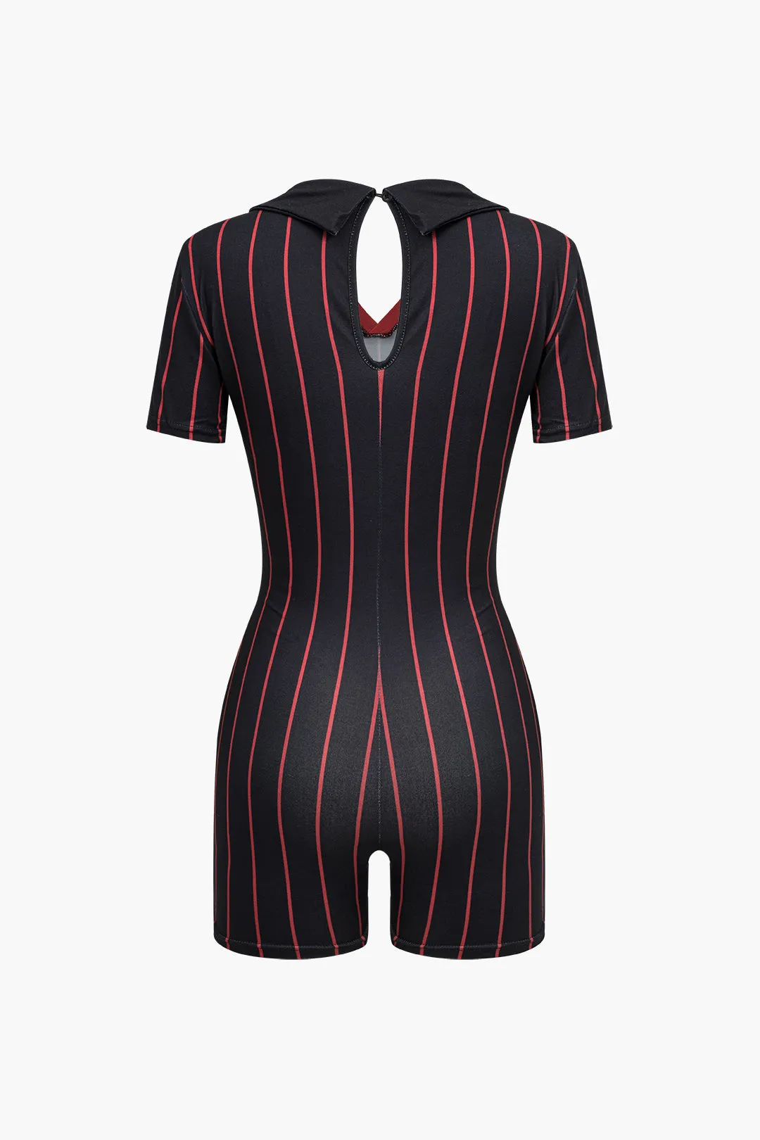 Stripe Print Letter Sportswear Romper sold by Micas product image thumbnail 2