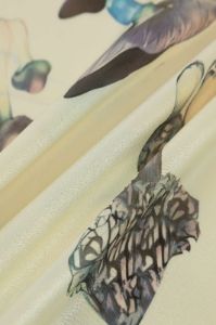 Satin Mushroom Print Maxi Slip Dress sold by Micas
