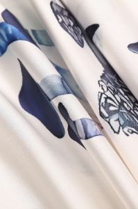 Satin Mushroom Print Maxi Slip Dress sold by Micas
