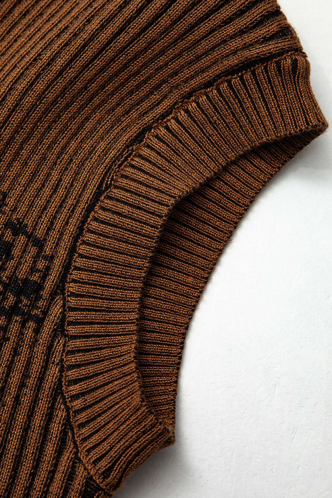 Printed Mock Neck Rib Knit Tank Top sold by Micas product image thumbnail 4