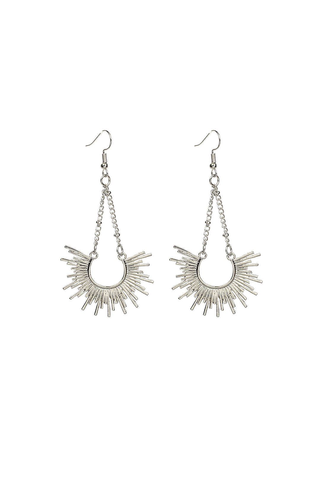 Sunburst Drop Dangle Earrings sold by Micas