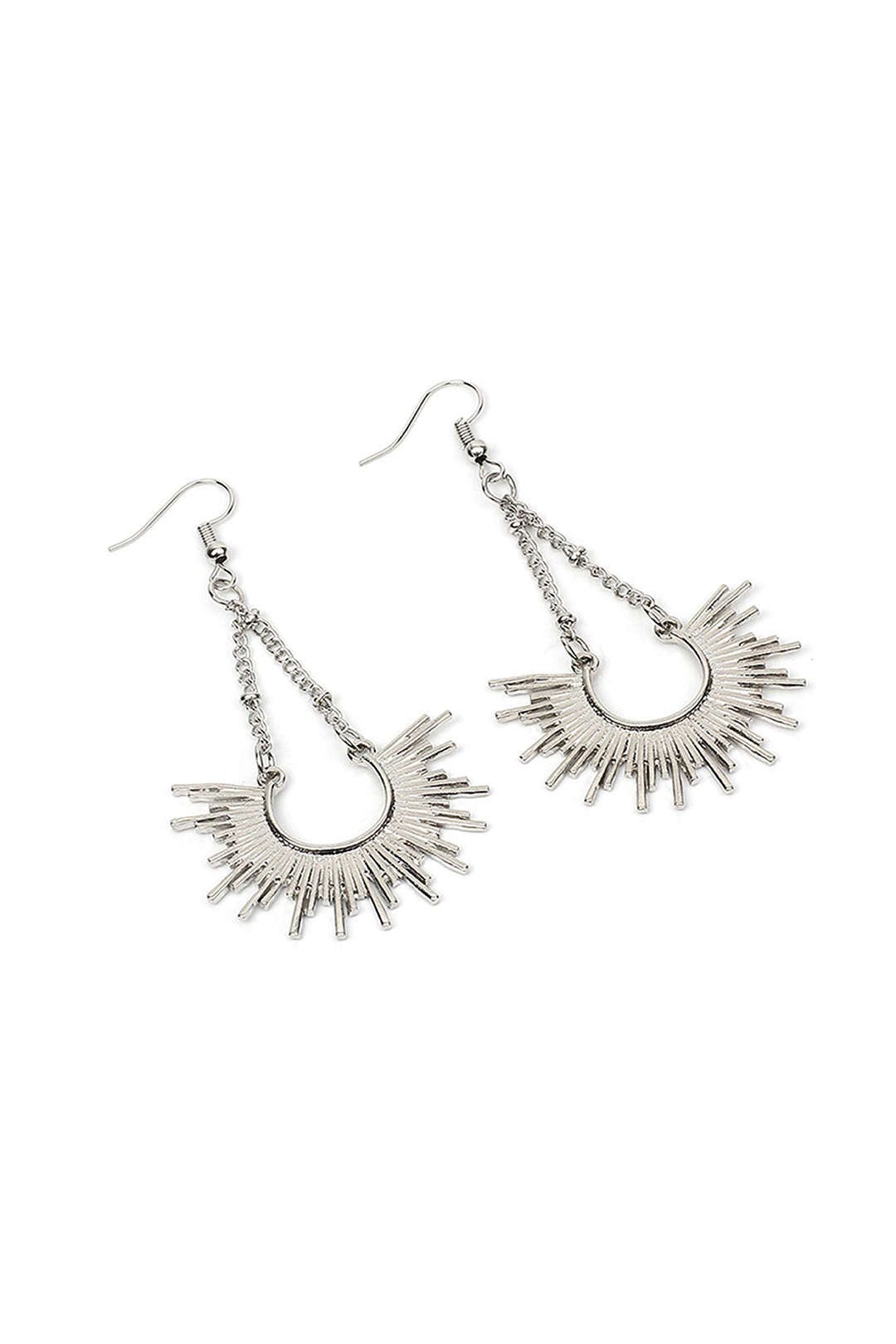 Sunburst Drop Dangle Earrings sold by Micas product image thumbnail 3