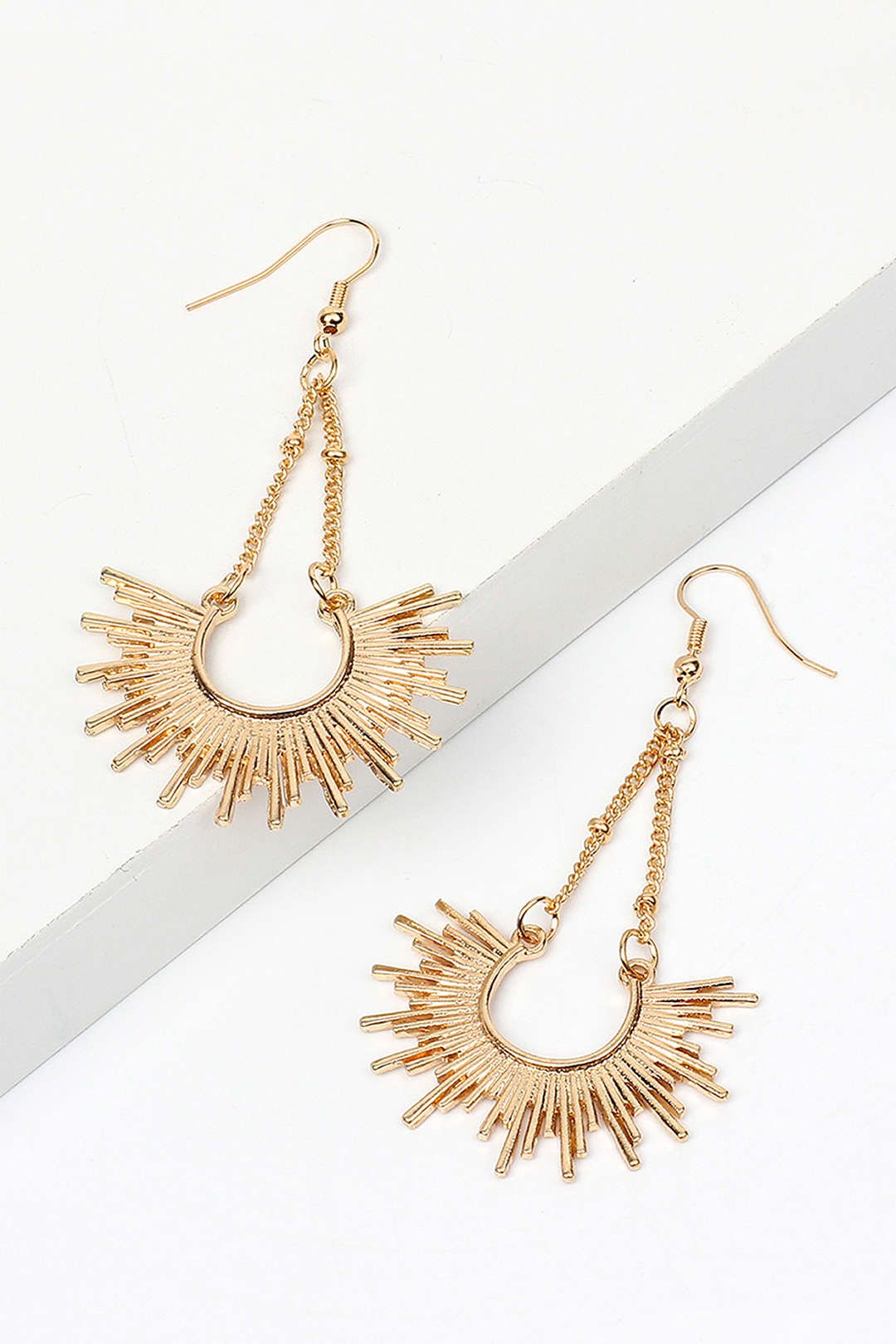 Sunburst Drop Dangle Earrings sold by Micas product image thumbnail 5