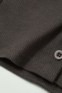 Button Up Rib-Knit Tube Top sold by Micas