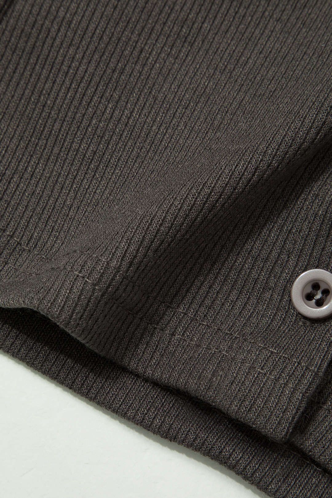 Button Up Rib-Knit Tube Top sold by Micas product image thumbnail 4