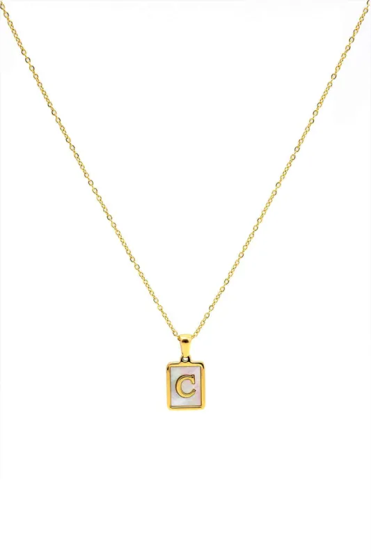 C Pendant Necklace sold by Micas
