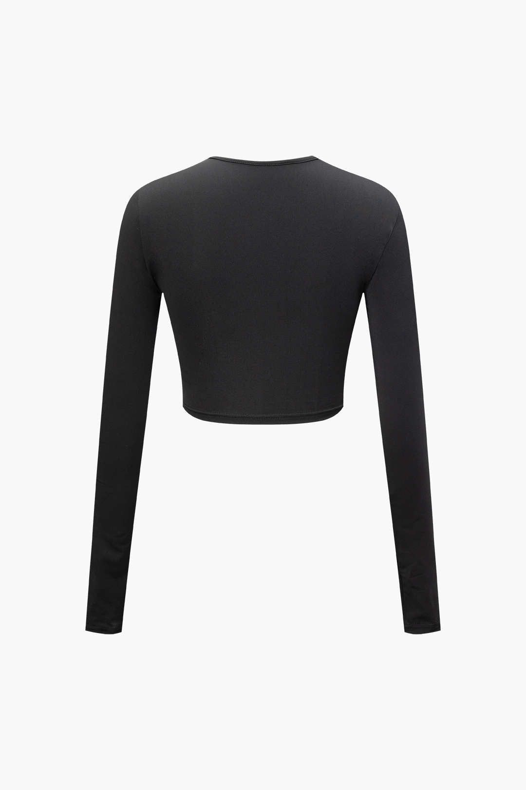 Ring Cut Out Front Long Sleeve Top sold by Micas product image thumbnail 2