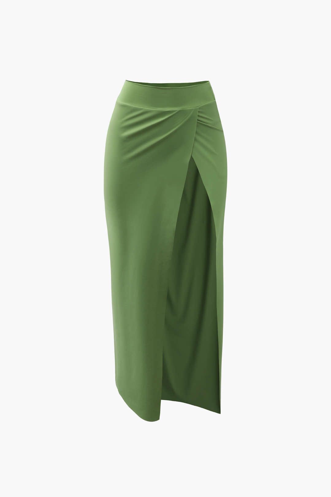 Solid Tube Top And High Slit Skirt Set sold by Micas product image thumbnail 3