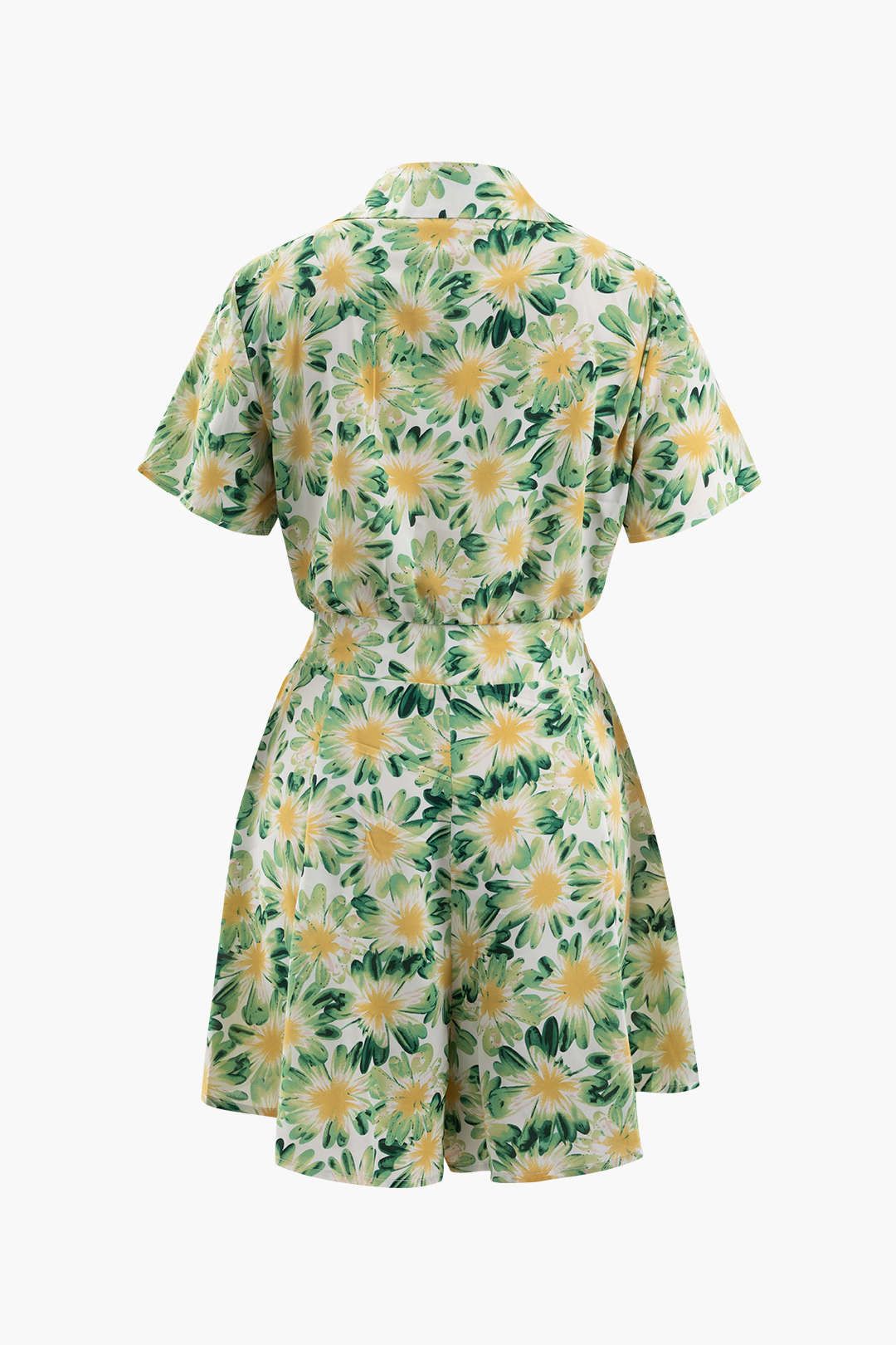 Floral Print Knot Front Romper sold by Micas product image thumbnail 2