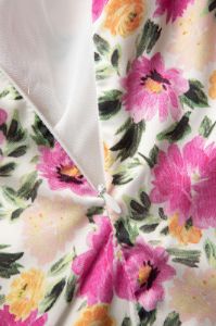 Floral Print Cut Out Back Mini Dress sold by Micas