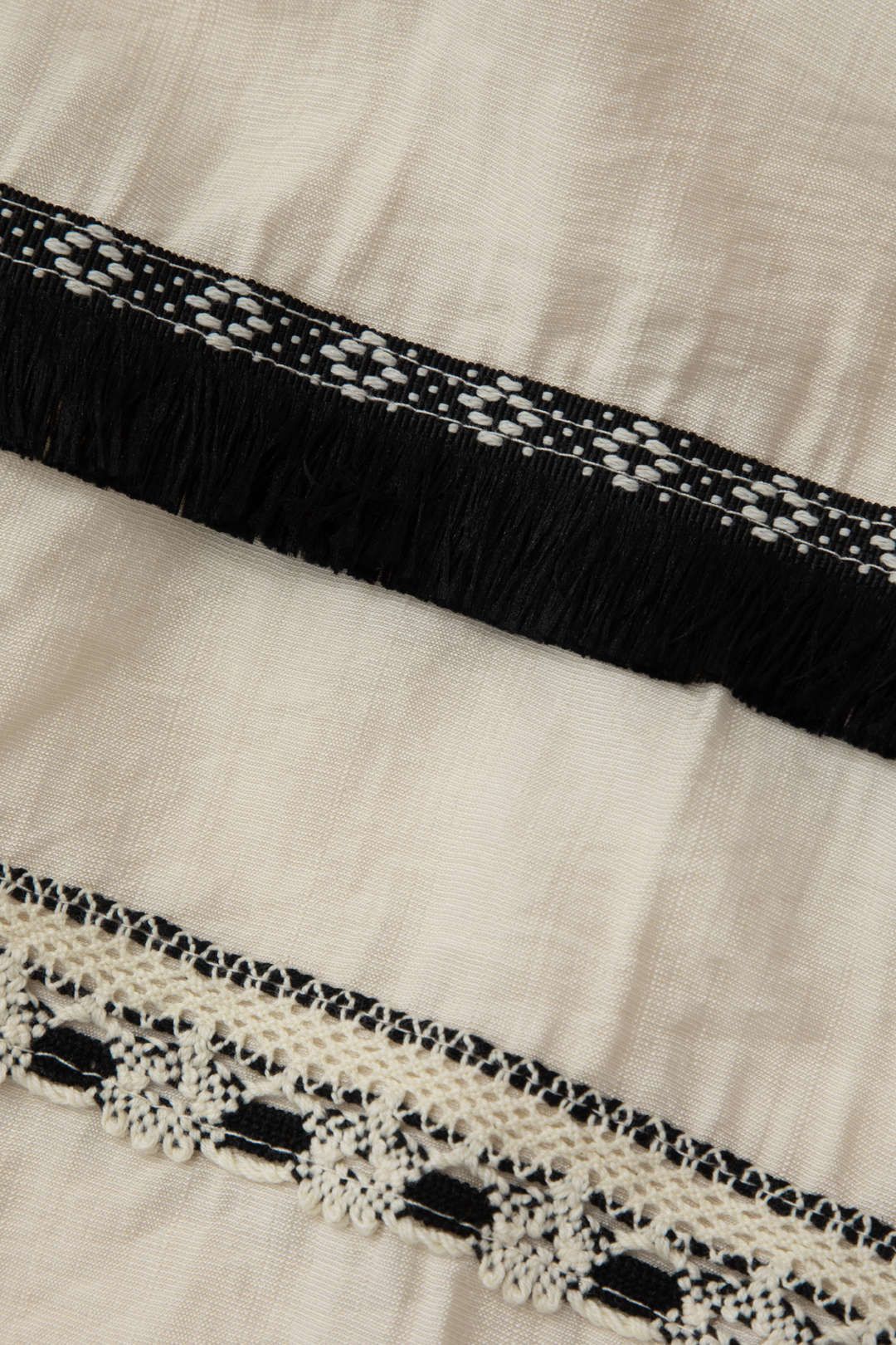 V-neck Aztec Tie Front Tassel Blouse sold by Micas product image thumbnail 3