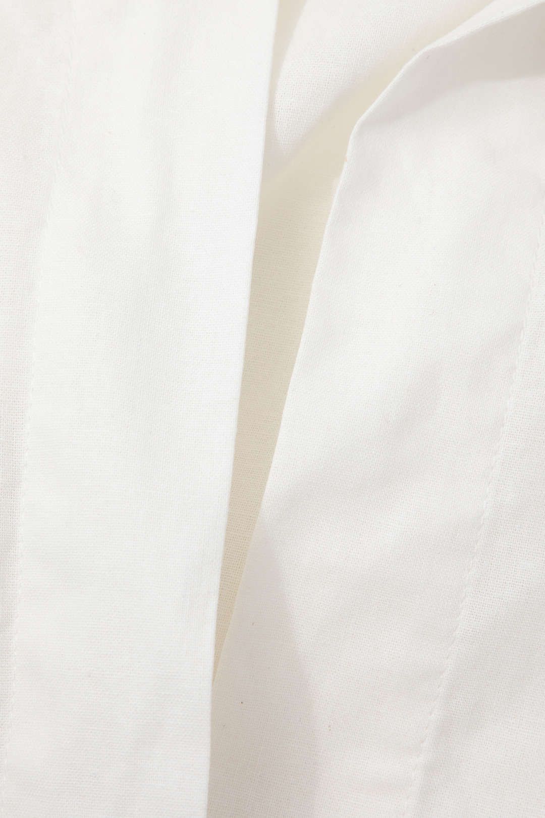 Linen-blend V-neck Belted Long Sleeve Shirt sold by Micas product image thumbnail 4