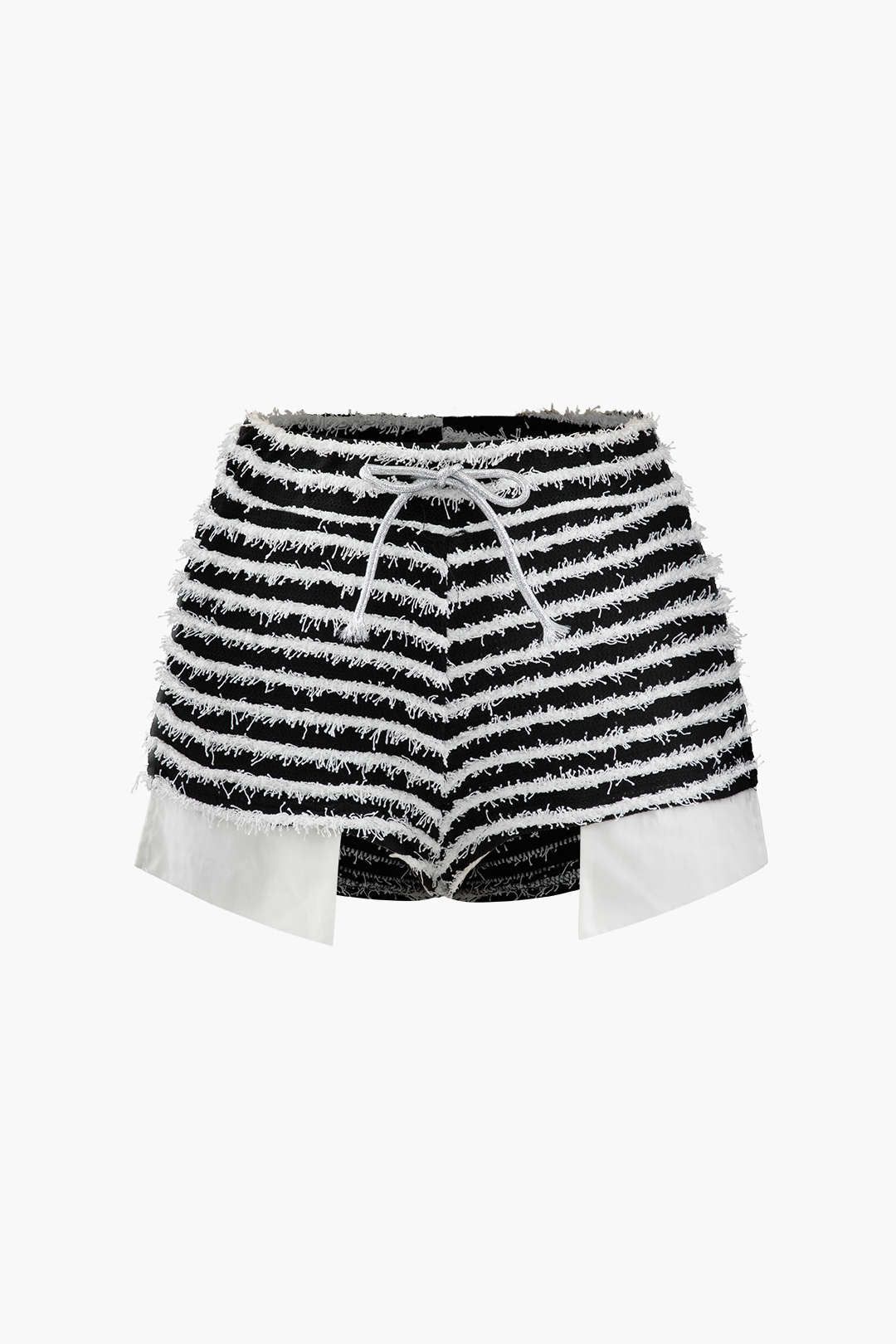Stripe Tie Waist Shorts sold by Micas