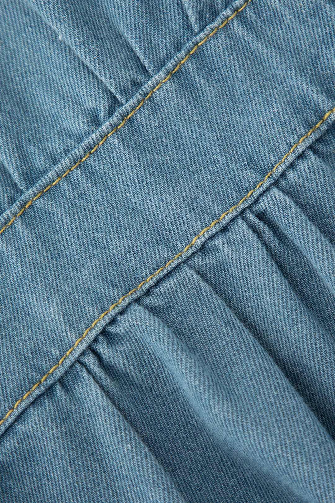 Button-Up Denim Shirt Dress sold by Micas product image thumbnail 4