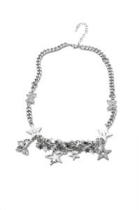 Pave Star & Butterfly Necklace sold by Micas