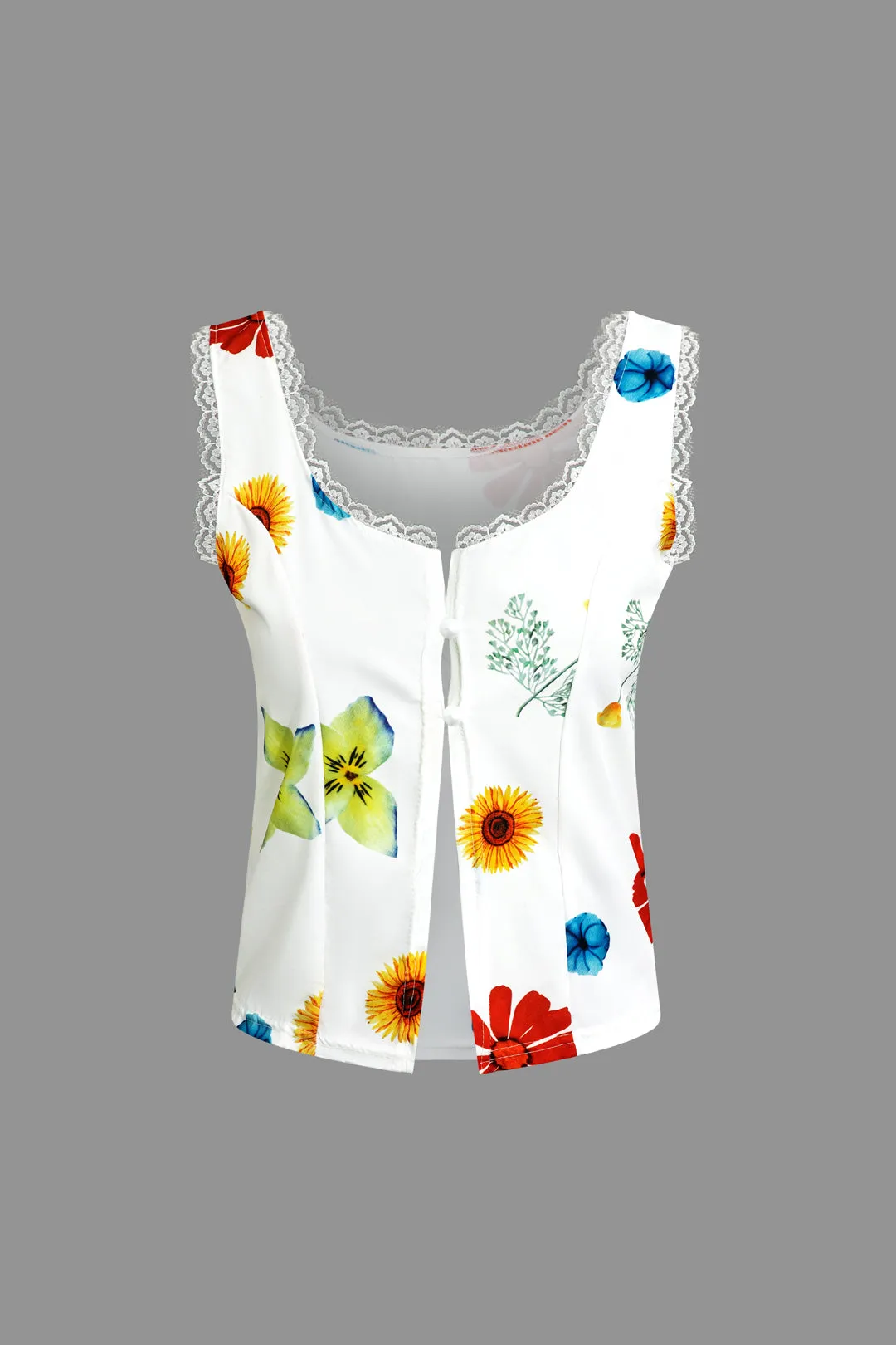 Blomsterprint Blondestrim Tank Top sold by Micas