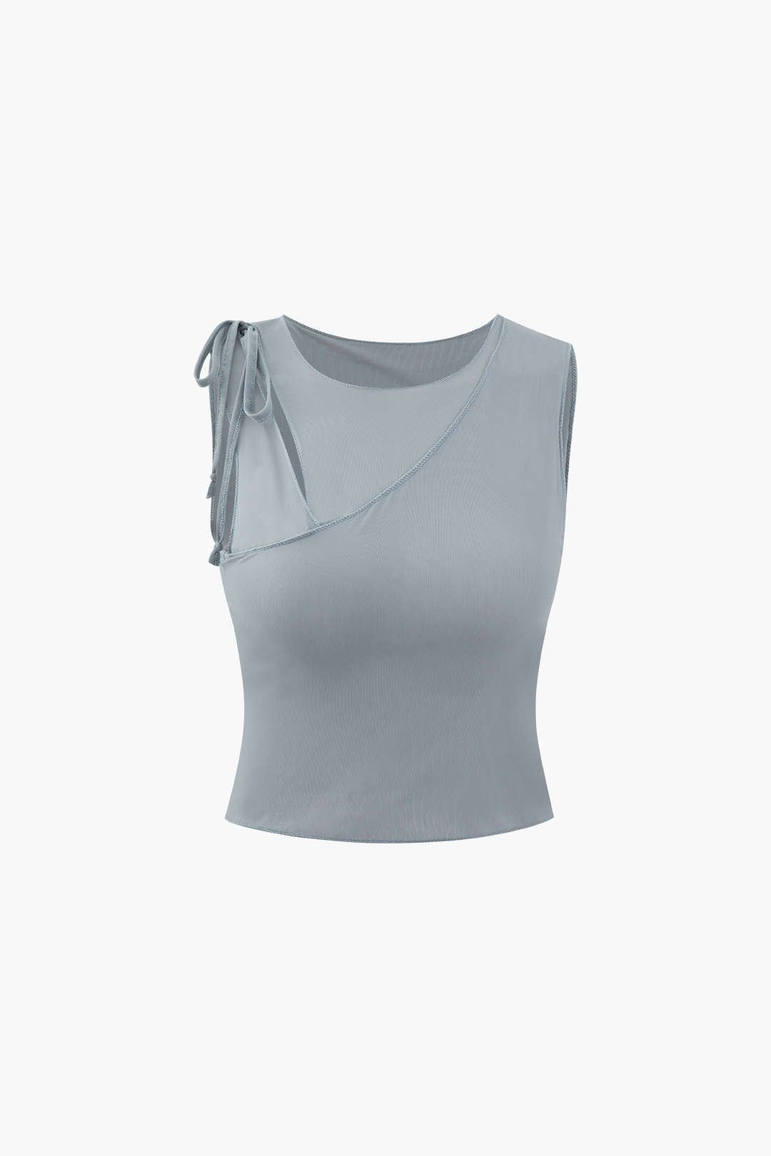 Asymmetric Tie Detail Tank Top sold by Micas