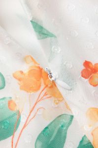 Floral Print Cross Tie Back Slit Maxi Dress sold by Micas