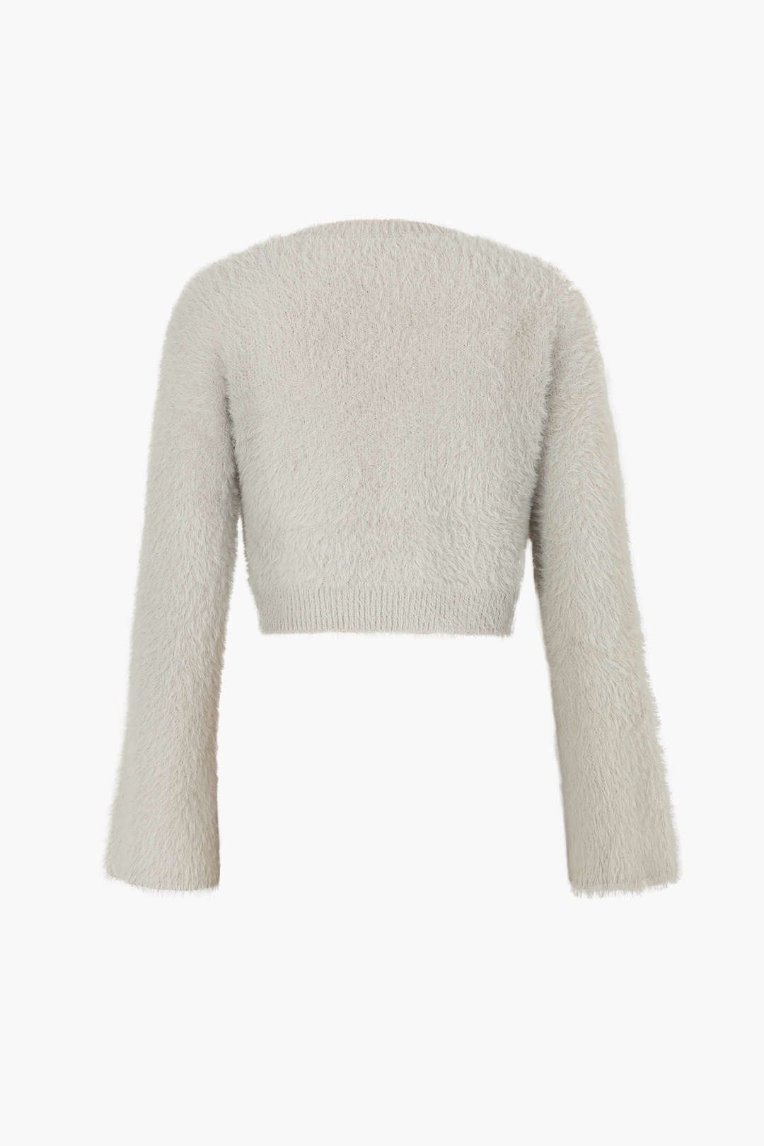 Fuzzy Cropped Knit Top sold by Micas product image thumbnail 2