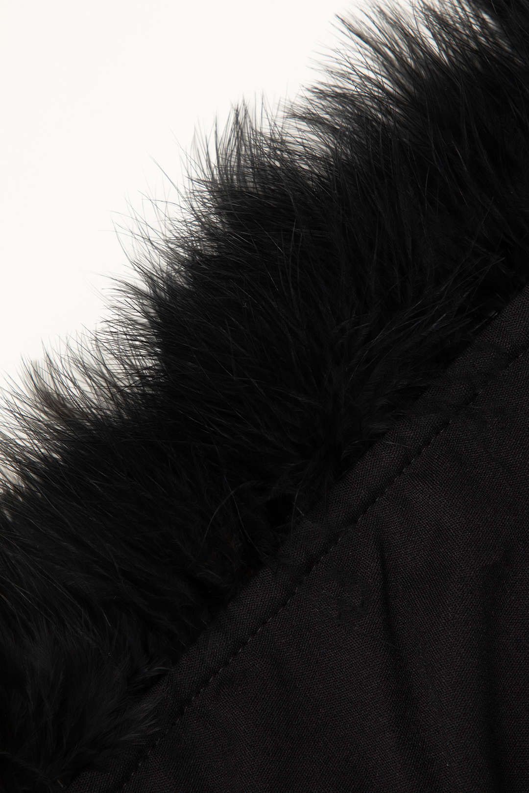 Feather Neckline Strapless Slit Midi Dress sold by Micas product image thumbnail 4