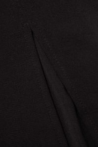 Feather Neckline Strapless Slit Midi Dress sold by Micas