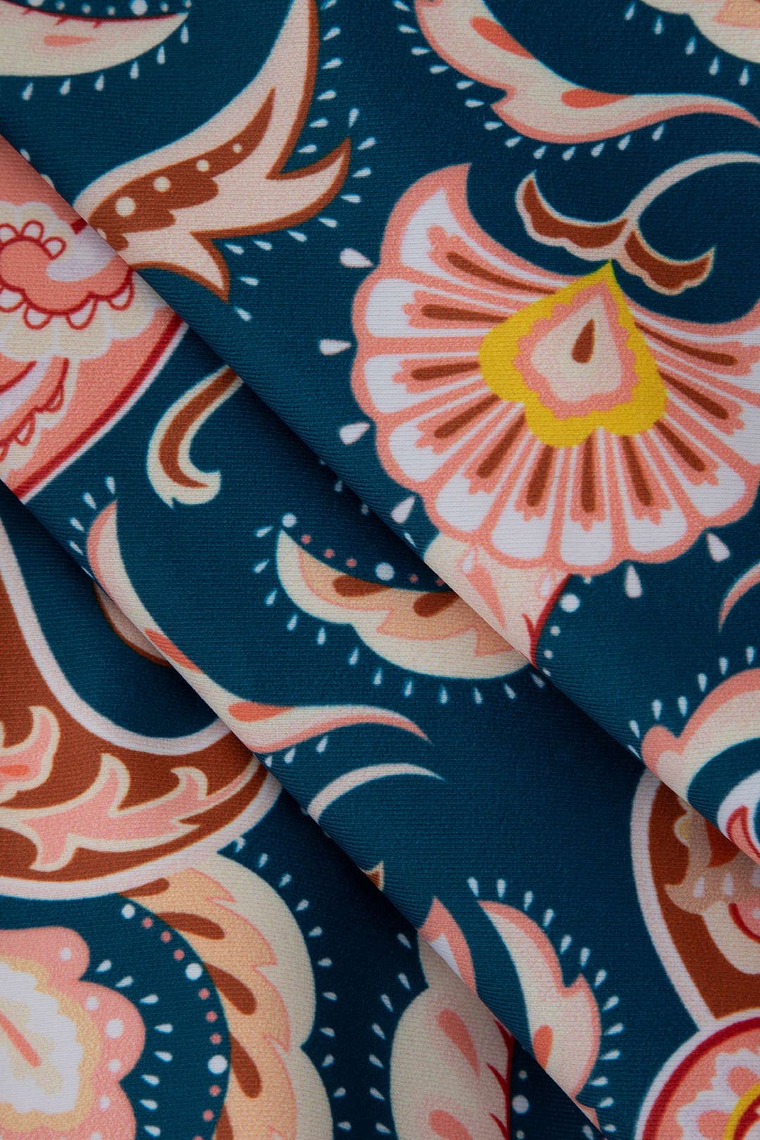 Paisley Print Tie Front One-piece Swimsuit sold by Micas product image thumbnail 3