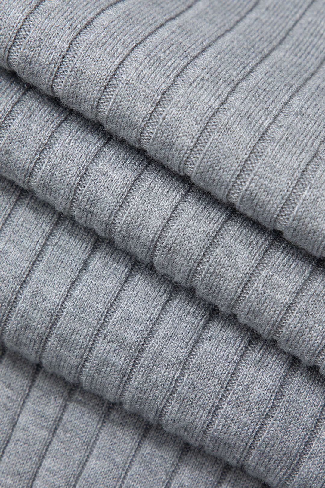 V-neck Cap Sleeve Knit Slit Midi Dress sold by Micas product image thumbnail 3