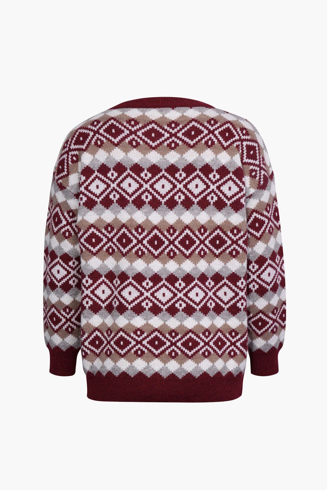 Retro Knitted Sweater sold by Micas product image thumbnail 5