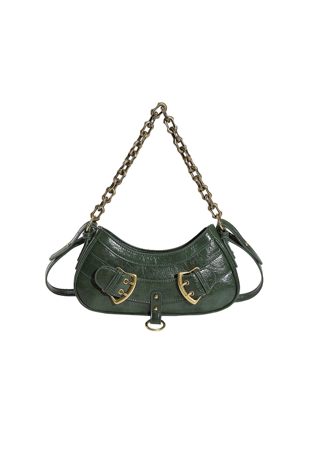 Faux Leather Chain Shoulder Bag sold by Micas
