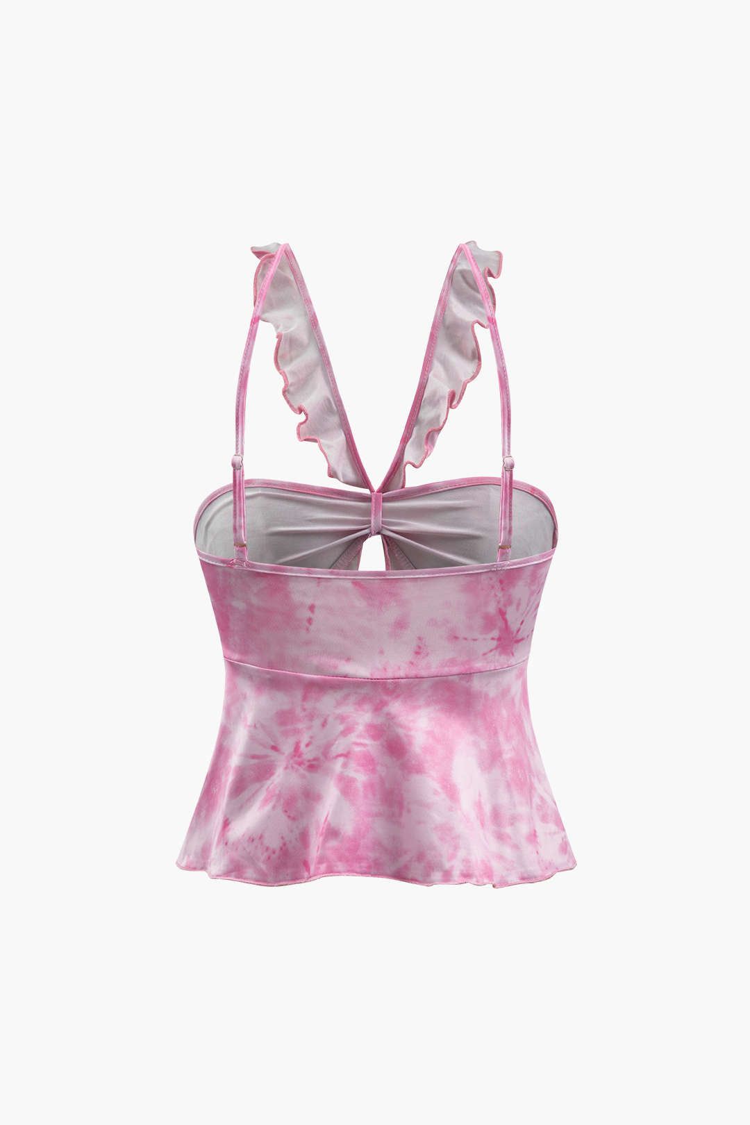 Tie Dye Ruffle Strap Cami Top sold by Micas product image thumbnail 2