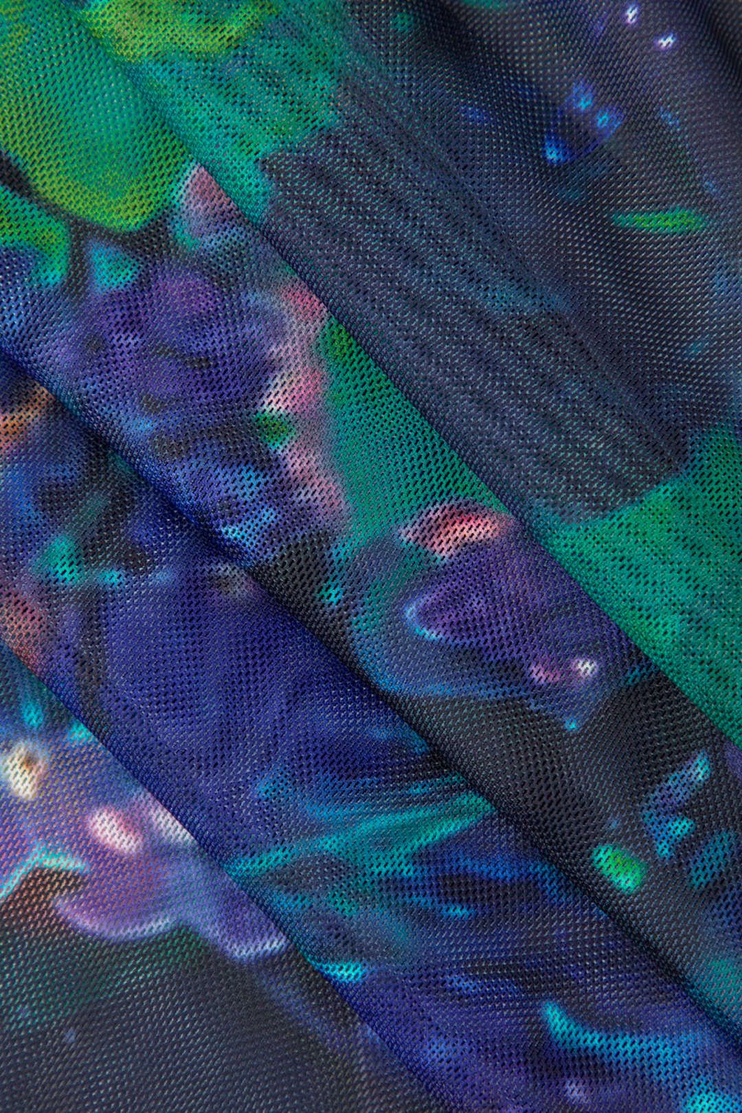 Abstract Print Sheer Mesh Mini Dress sold by Micas product image thumbnail 3