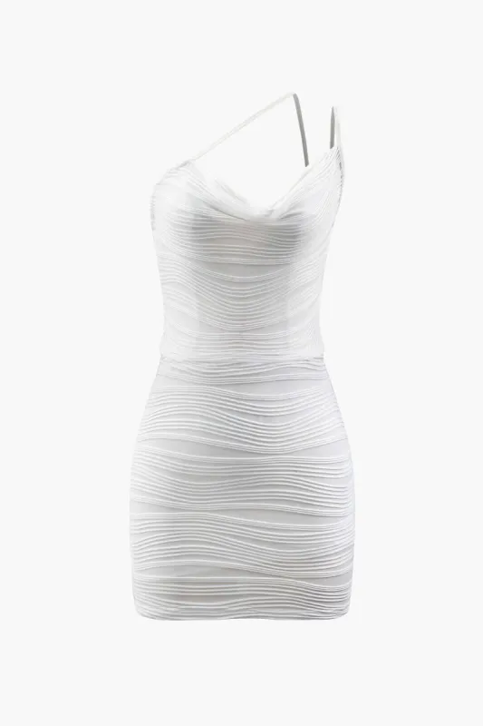 Asymmetric Cami Top And Mini Skirt Set sold by Micas