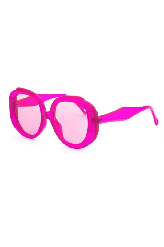 Oversize-frame Sunglasses sold by Micas