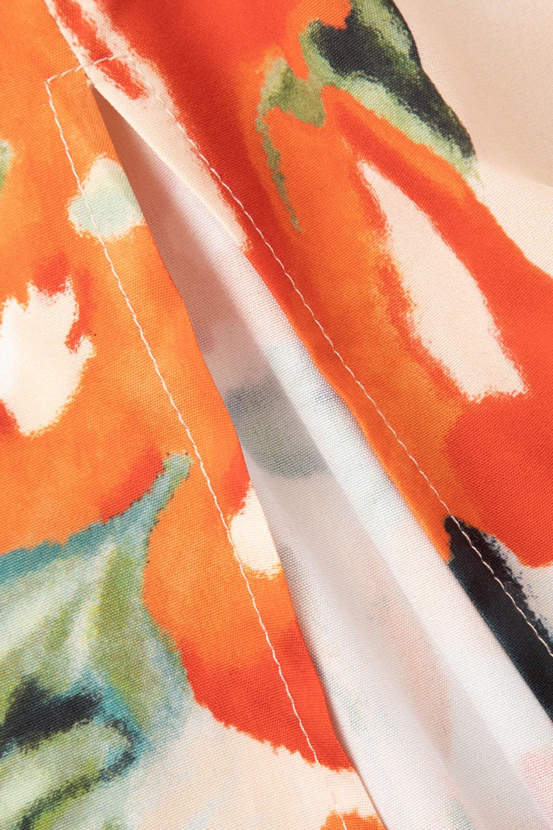 Floral Print Halter Cut Out Slit Midi Dress sold by Micas product image thumbnail 5