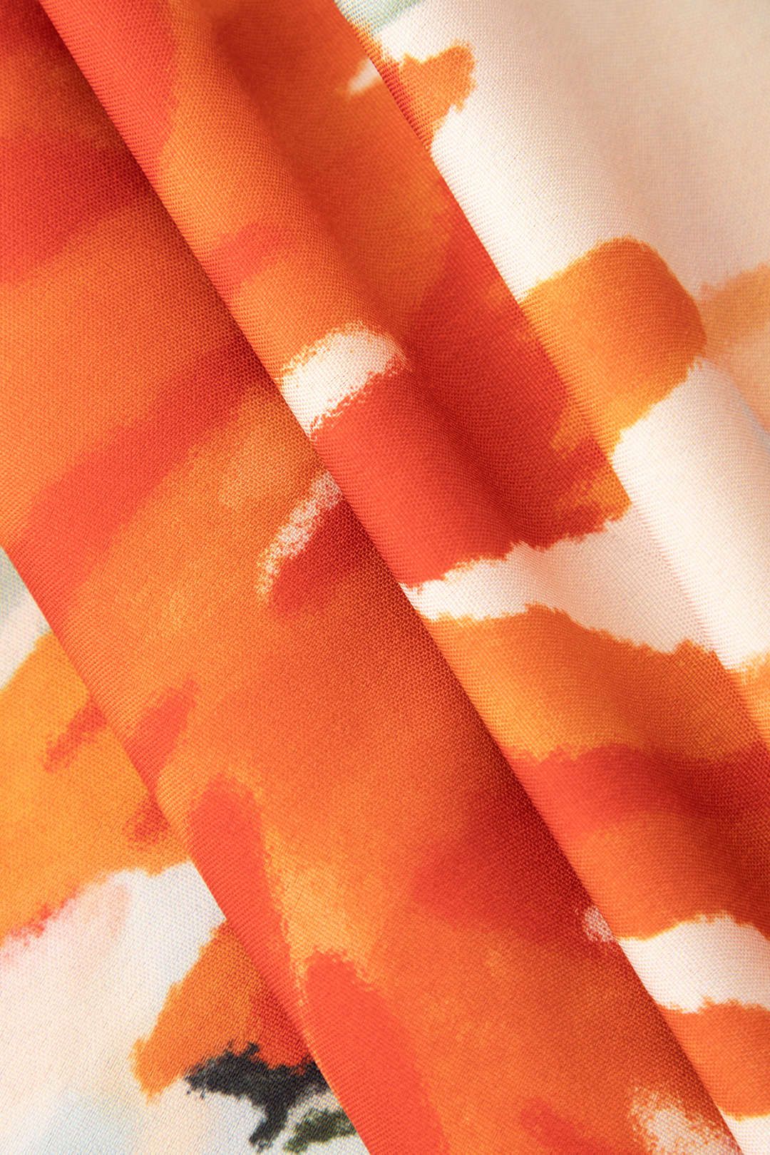 Floral Print Halter Cut Out Slit Midi Dress sold by Micas product image thumbnail 3