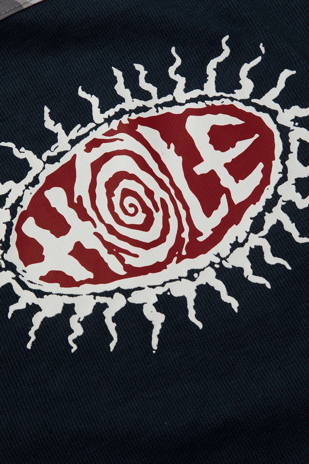 Camo Raglan HOLE Print T-shirt sold by Micas product image thumbnail 3