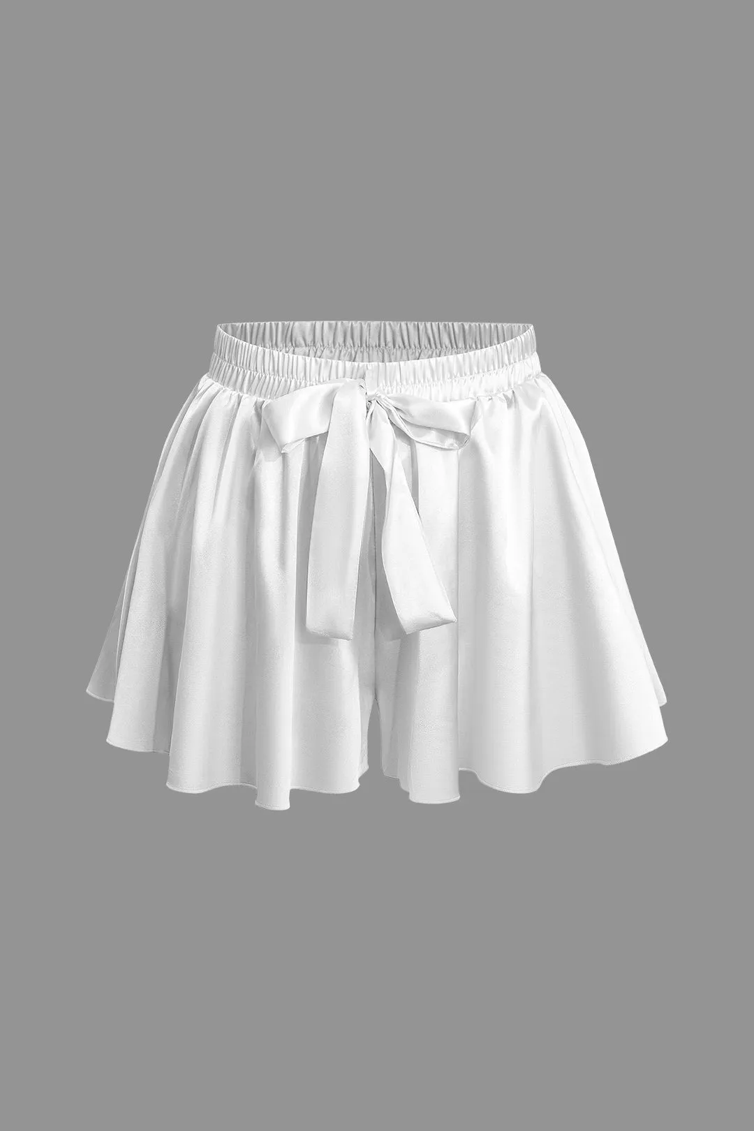 Solid Tie Front Sleepwear Set sold by Micas product image thumbnail 3