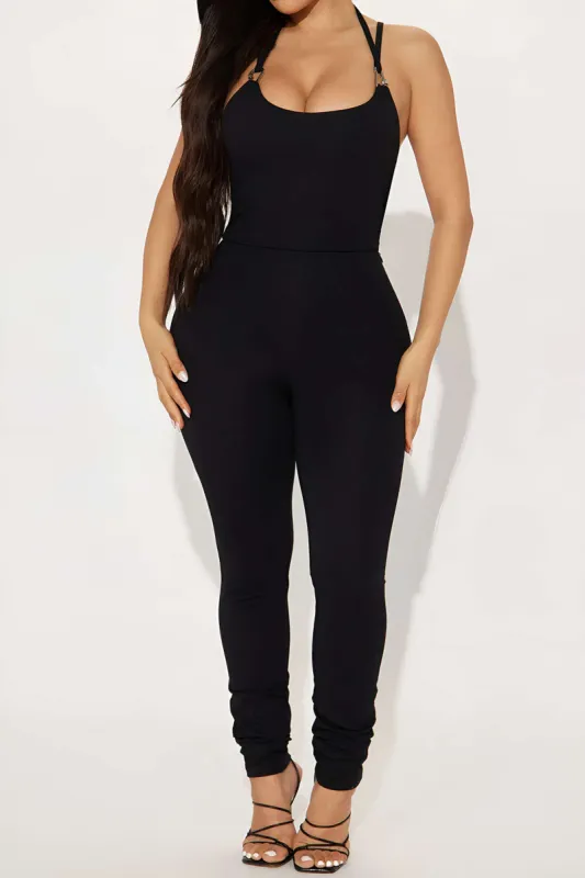 Backless Strappy Jumpsuit sold by Micas