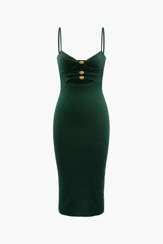 Cut Out Front Midi Dress sold by Micas