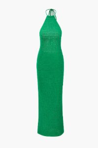 Halter Neck Backless Knit Dress sold by Micas