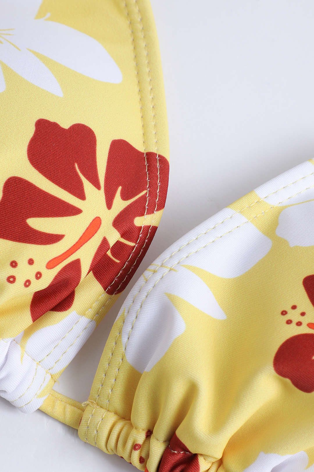 Floral Print Halter Tie Bikini Swimsuit sold by Micas product image thumbnail 4