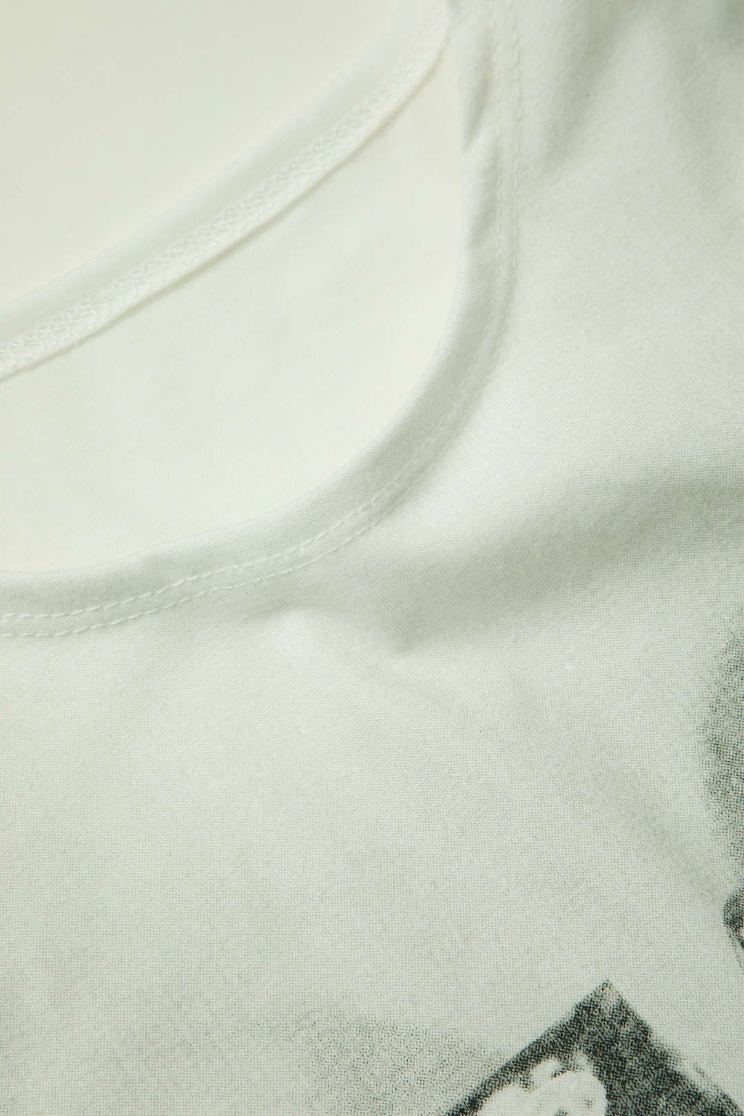 Denim Print Crop Tank Top sold by Micas product image thumbnail 5