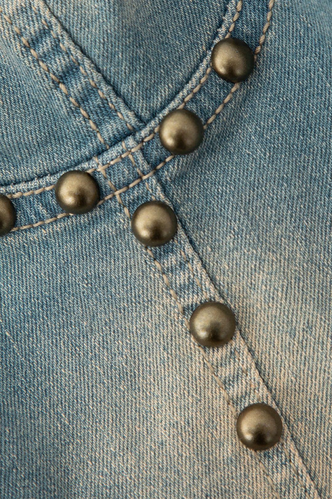 Stud Embellished Denim Cami Top sold by Micas product image thumbnail 5